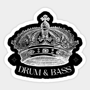 Drum and Bass Crown UK DnB Junglist Sticker